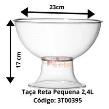 Taça Pequena Acrílica Para Doces Bomboniere Doceira Cor Cristal Foto mini 4