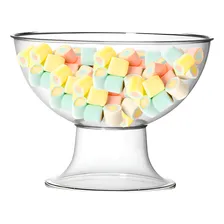 Taça Pequena Acrílica Para Doces Bomboniere Doceira Cor Cristal Foto mini 2
