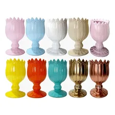 Taça Vaso Decorativo Enfeite Festa Cerâmica 22 Cm 1 Un. Cor Rosa-claro Foto mini  3