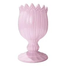 Taça Vaso Decorativo Enfeite Festa Cerâmica 22 Cm 1 Un. Cor Rosa-claro Foto  mini 1