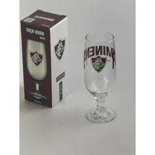 Taça Vidro Fluminense Copo Cerveja Chopp Tricolor Foto mini  2