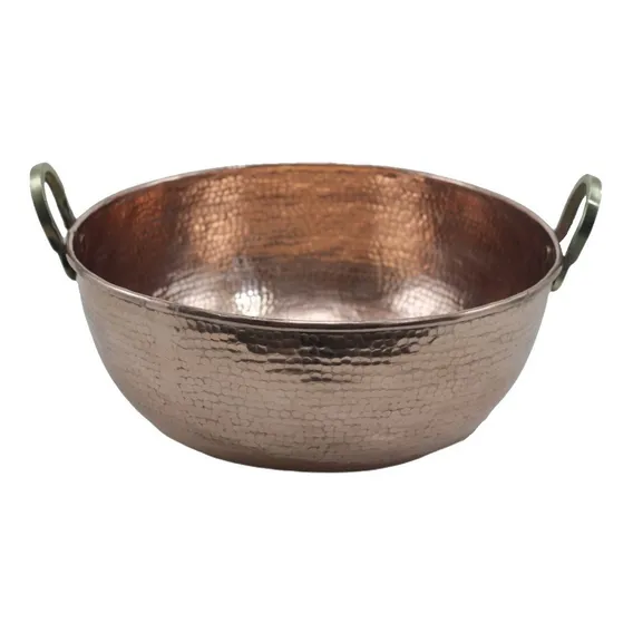 Tacho De Cobre Puro De 100 Litros 74cm Diâmetro Foto 1
