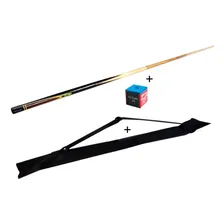 Taco Para Sinuca Snooker Bilhar Rosca 145 Cm + Giz + Bolsa Foto mini 1
