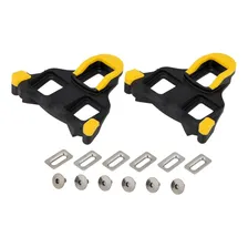 Taco Pedal Clip Shimano Sm-sh11 Speed Pedal Amarelo Foto mini  2