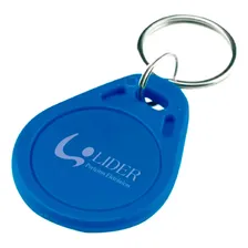 Tag Kit 5 Chaveiros De Proximidade Azul Rfid Gravado Lider Foto mini  2