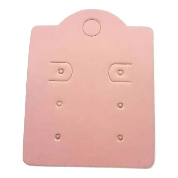 Tag Para Brinco Rose 4,3cm X 5,4cm - Pacote Com 3 Pares Foto 1