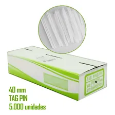 Tag Pin 40mm Pino Nylon Para Aplicar Etiquetas - Caixa 5000 Cor Branco Foto mini 2