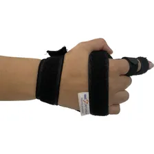 Tala Imobilizadora Dedos Bilateral Tamanho Único Cor Preto Foto mini 1