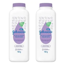 Talco Johnsons Baby Hora Do 100g - Kit C/ 2un Foto  mini 1