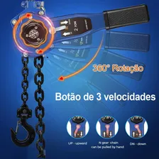 Talha Manual Com Alavanca 2 Ton 8mm, 3m Elevevação Foto mini 3
