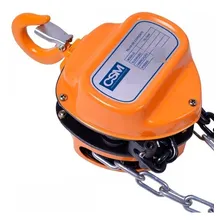 Talha Manual Corrente 0,5 Ton Elevação 5 Metros Tc 500 Csm Foto mini 4