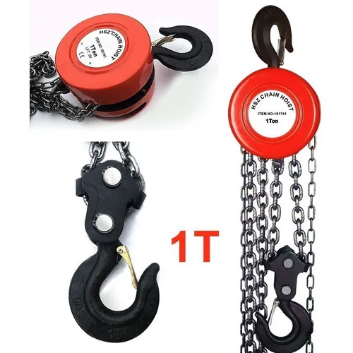 Talha Manual Corrente 1 Tonelada 1000kg 2,5 Metros 1ton Foto 1