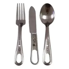 Talher Articulado Militar - Inox Simbolo Eb Foto  mini 1