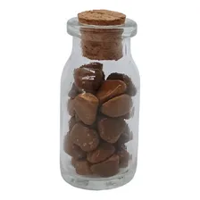 Talismã De Pedra Natural Jaspe Amarela Pote Da Concentração Foto mini 1