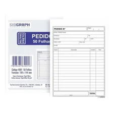 Talão De Pedido Sidgraph Pedido Kit 20u Foto mini 1
