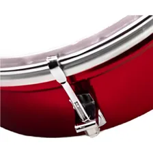 Tamborim Em Aço Vermelho Com Altura De 57mm Kuringa Kt108 Foto mini  3