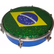 Tamborim Pele Holográfica Do Brasil Tamborim Tt-407 Torelli Foto mini 1