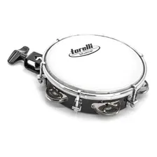 Tamborim Torelli Com Suporte P/ Clamp E Platinelas Tt410 Foto  mini 1