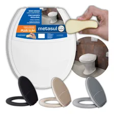 Tampa Assento Vaso Sanitário Almofadado Universal Macio Oval Cor Branco Foto mini 4