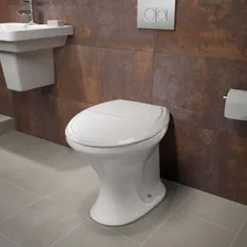 Tampa Assento Vaso Sanitário Almofadado Universal Macio Oval Cor Branco Foto mini 3
