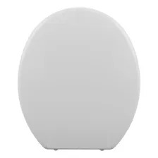Tampa Assento Vaso Sanitário Oval Universal Almofadado Astra Cor Branco Foto mini 4