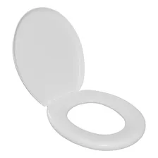 Tampa Assento Vaso Sanitário Oval Universal Almofadado Astra Cor Branco Foto mini 1