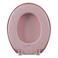 Tampa Assento Vaso Sanitário Oval Universal Almofadado Astra Cor Rosa Foto mini 3