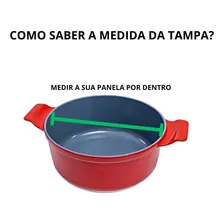 Tampa Avulsa De Vidro 30 Cm Para Panela Frigideira Caçarola Foto mini  3