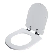 Tampa De Vaso Com Amortecedor Smart Branco Para Louça Celite Foto mini  2