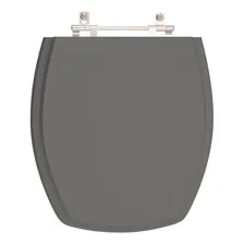 Tampa De Vaso Poliéster Thema Cinza Escuro Para Bacia Incepa Foto mini 1