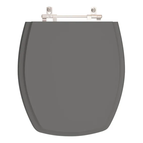 Tampa De Vaso Poliéster Thema Cinza Escuro Para Bacia Incepa Foto 1