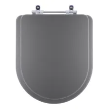 Tampa De Vaso Smart Metrópole Cinza Fosco Para Louça Celite Foto mini 1