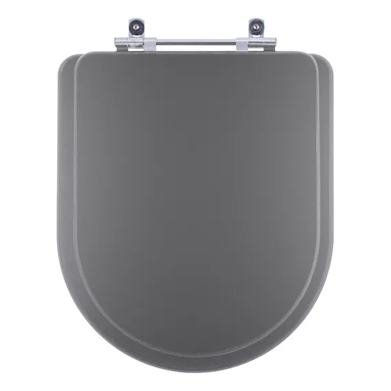 Tampa De Vaso Smart Metrópole Cinza Fosco Para Louça Celite Foto 1