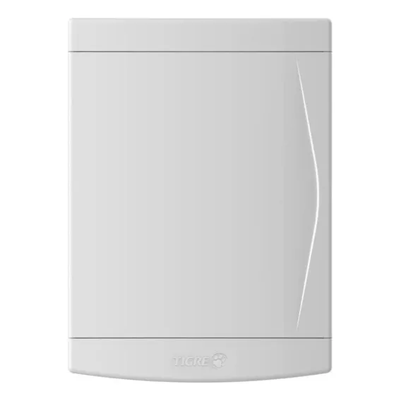 Tampa E Moldura Quadro De Distribuição Tigre 12/16 Disjuntores Foto 1