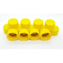Tampa Lacre Garrafa Pet Vedação Rosca 28mm Amarela 100 Und Foto mini 1