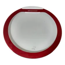 Tampa M贸vel Lavadora Brastemp Bwg11 - W10512610 Arredondada Cor Vermelho Foto mini 1