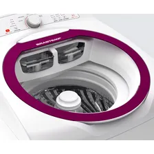 Tampa M贸vel Lavadora Brastemp Bwg11 - W10512610 Arredondada Cor Vermelho Foto mini 4