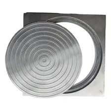 Tampa Para Caixa De Gordura Alumínio Quadrada 27cm Reforçada Foto  mini 1