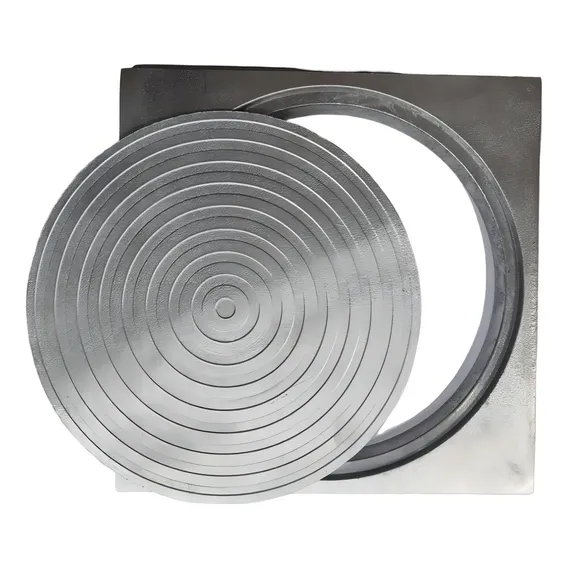 Tampa Para Caixa De Gordura Alumínio Quadrada 27cm Reforçada Foto 1