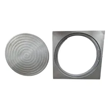 Tampa Para Caixa De Gordura Alumínio Quadrada 27cm Reforçada Foto mini  2