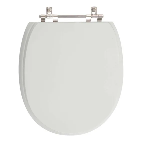 Tampa Para Vaso Sanitário Deca De Ville Cinza Poliester Cor Cinza Real Foto 1