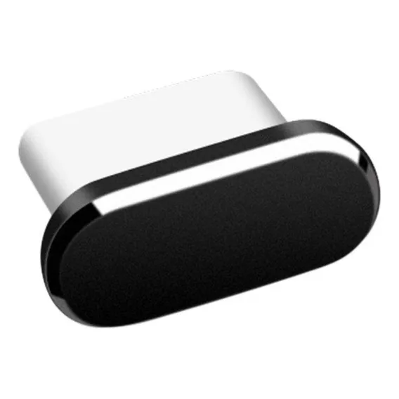 Tampa Plug Anti Poeira Sujeira Entrada Saída Usb Tipo C Foto 1