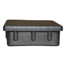 Tampa Ponteira Plástica Tubo Metalon Quadrado 50x50 50un. Cor Preto Foto mini 2