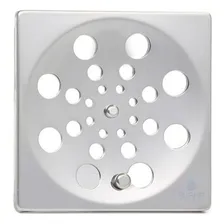 Tampa Ralo Grelha Quadrado 10x10cm Inox Abre/ Fecha Tq05 Foto mini 2