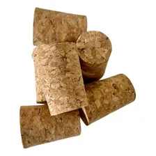 Tampa Rolha Cortiça Conica 27x23x19mm 5pçs Foto  mini 1