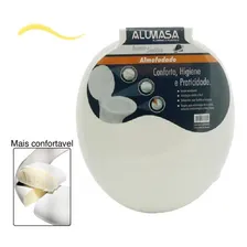 Tampa Vaso Sanitario Almofadado Acento Sanitario Branco Foto mini  2
