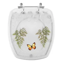 Tampa Vaso Sanitário Decorado Art Branco Para Bacia Incepa Foto  mini 1