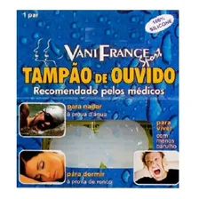 Tampão De Ouvido 100% Silicone Protetor Auricular C/ 01 Par Foto mini 1