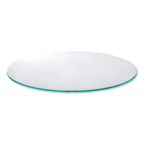 Tampo De Vidro Mesa Temperado 100cm X 10mm Incolor Foto 1
