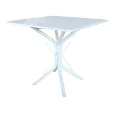 Tampo Mesa Moema Para 4 Cadeiras Branco 70x70 Foto mini 2
